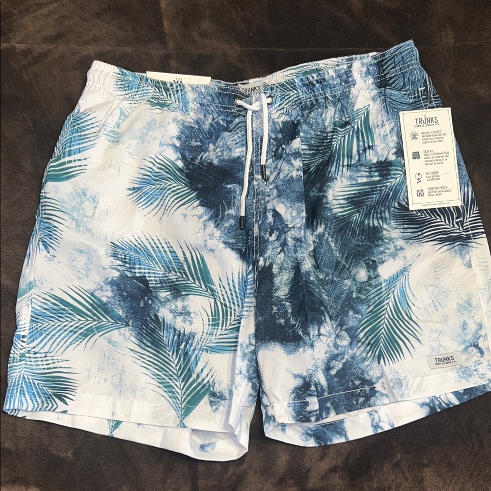NWT Trunks Tropic Vibes Men's Swim Trunks